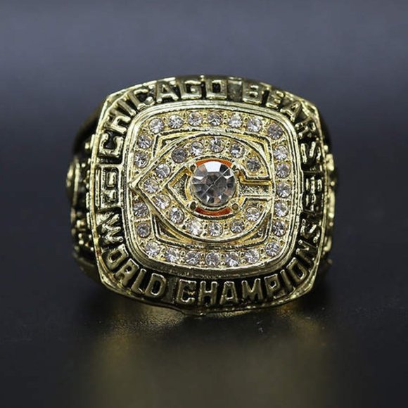Chicago Bears Super Bowl Championship Ring 1985-86 Size 11 New Walter Payton - Picture 1 of 3